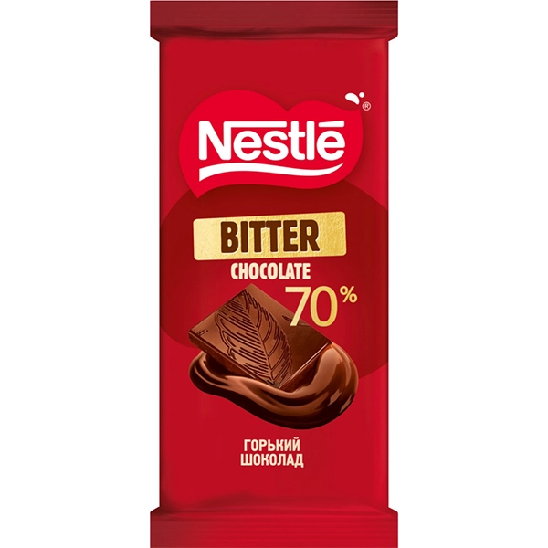 Շոկոլադե սալիկ Nestle 75գ Դառկ 70%